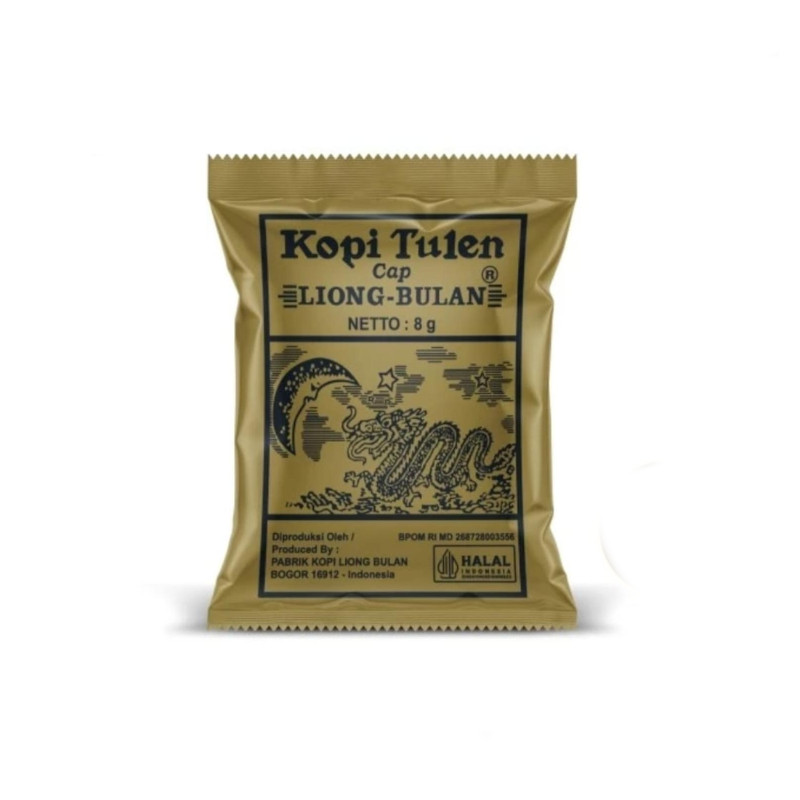Kopi Liong Bulan Tanpa Gula 8 Gr (Isi 30 Sachet) 3