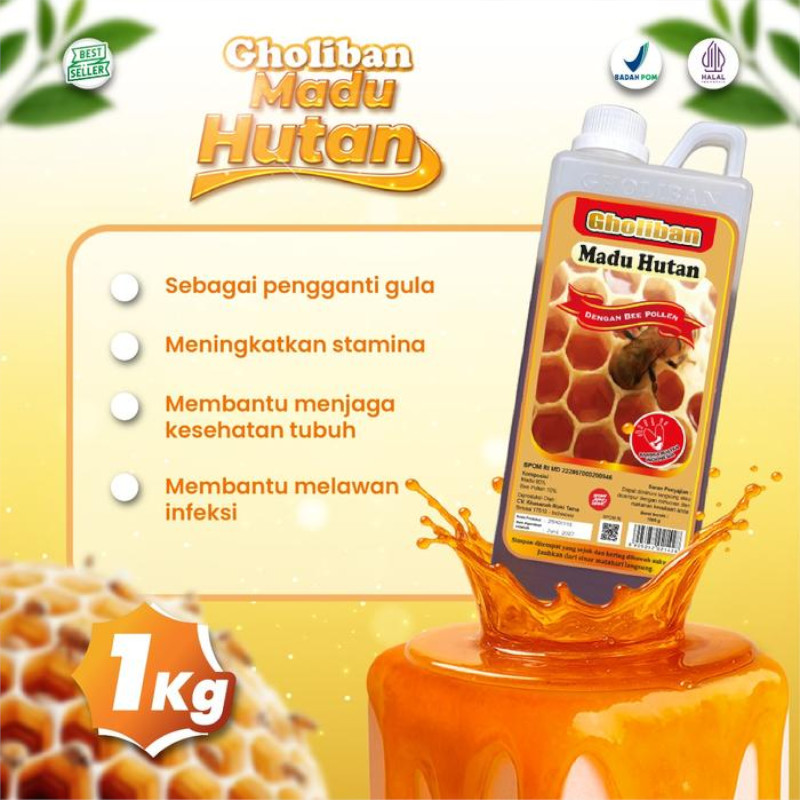 Gholiban Madu Hutan Kalimantan  1 kg  2