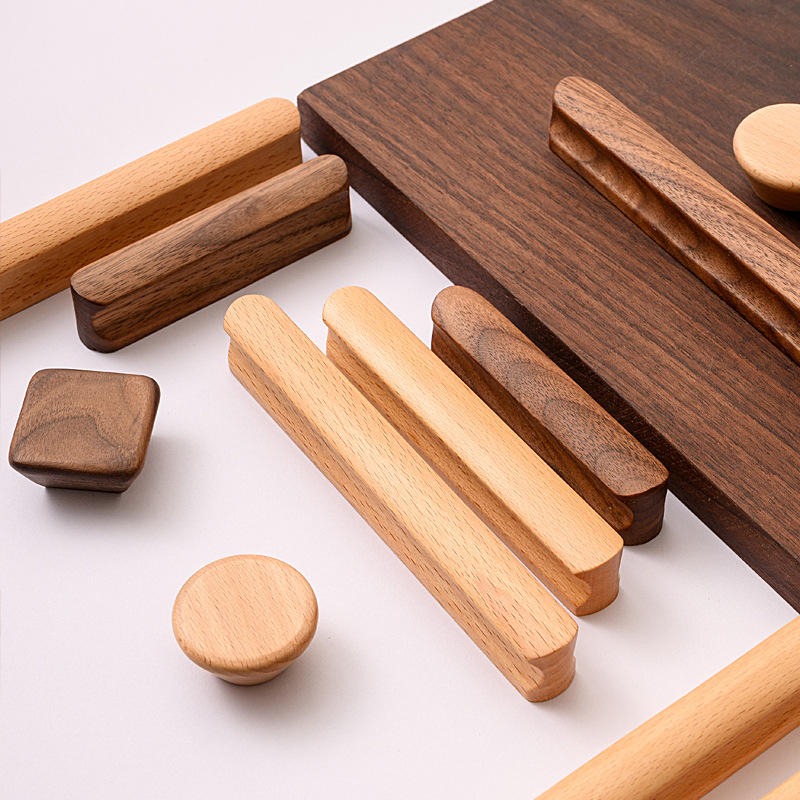 Wood Handle for Cabinet Drawer - Medium