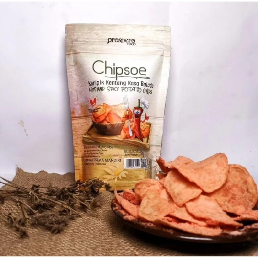 Chipsoe Potato Chips 50gr  2