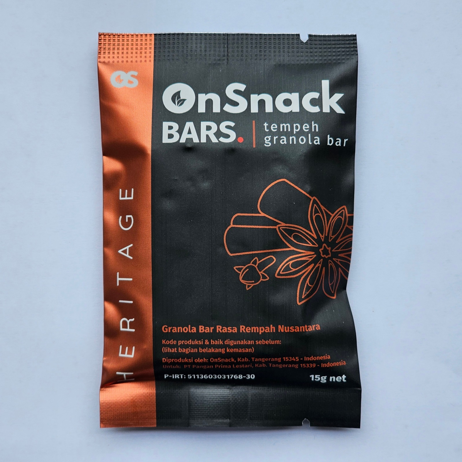 Tempeh Granola Bar 12 x 15 gram 3
