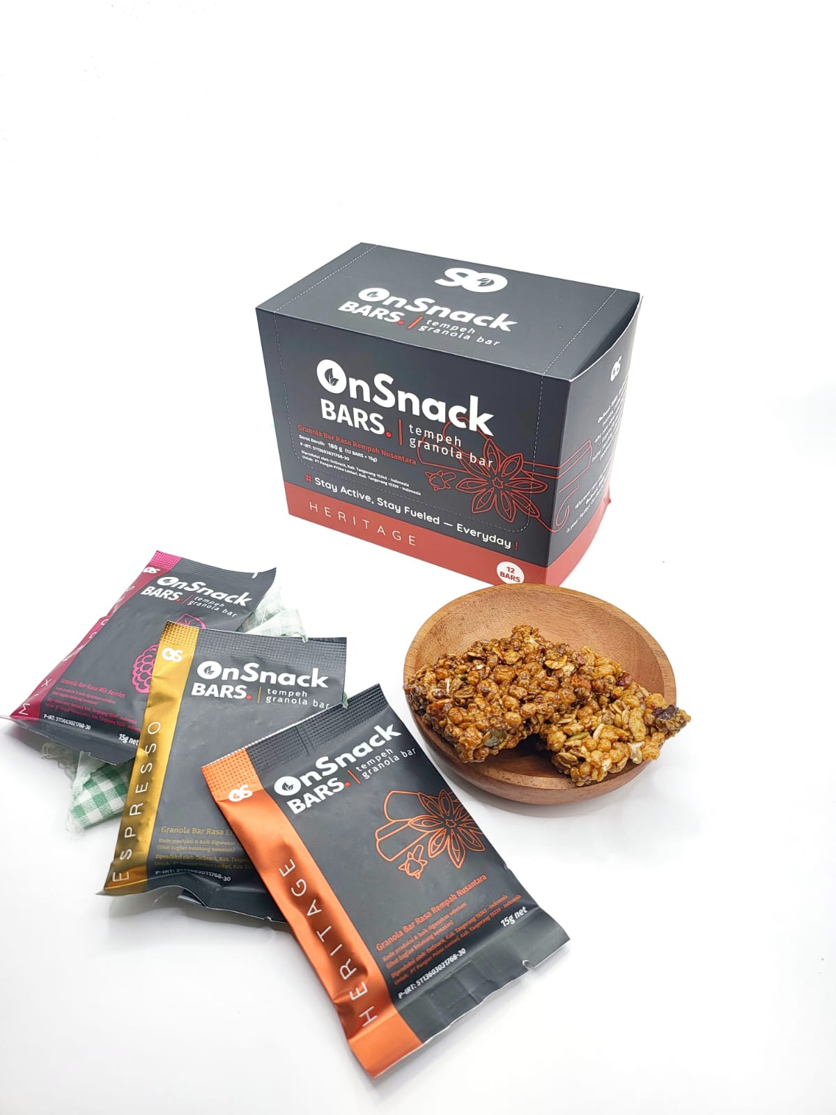 Tempeh Granola Bar 12 x 15 gram 6