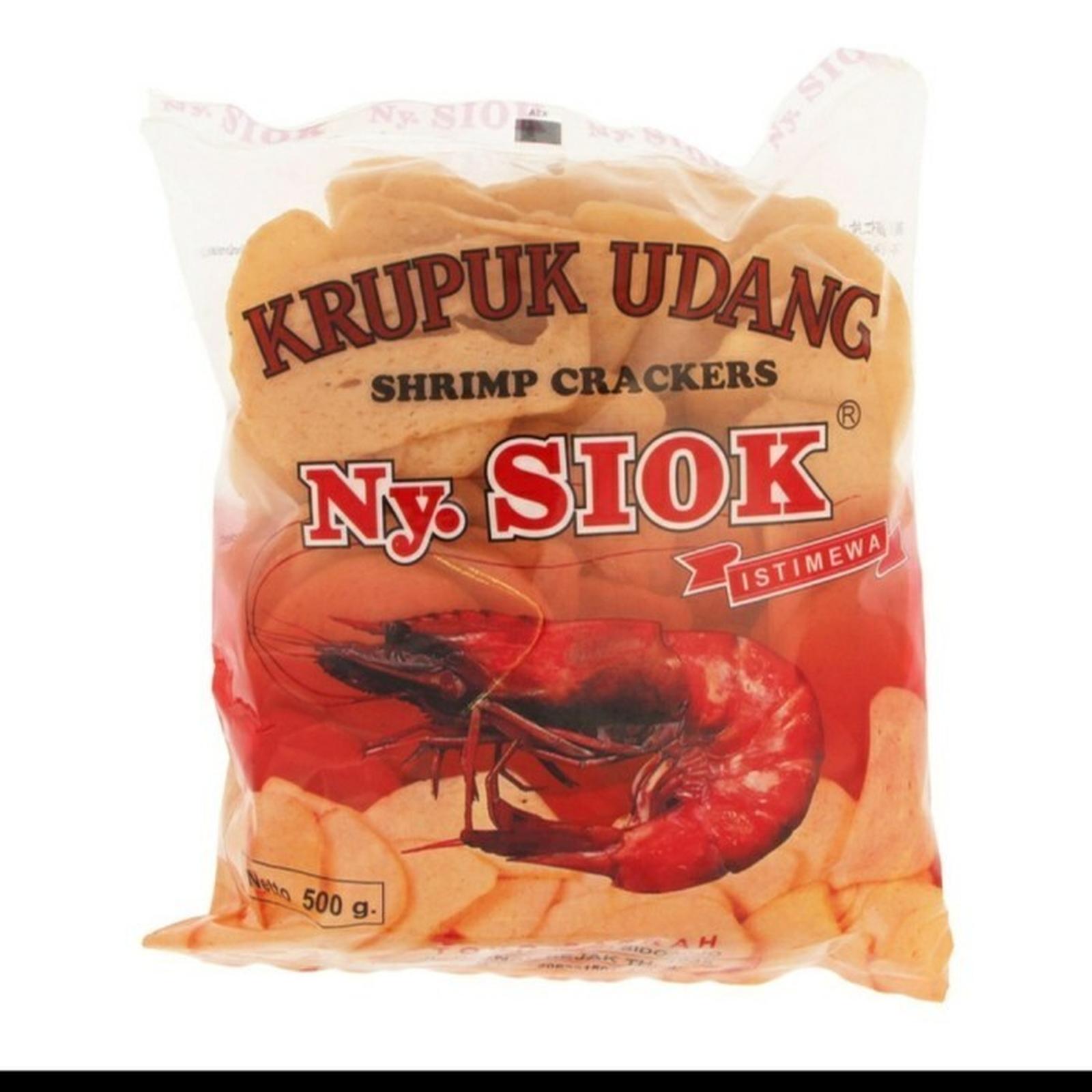 NY SIOK Kerupuk Udang Oval / Stik 500gr 2