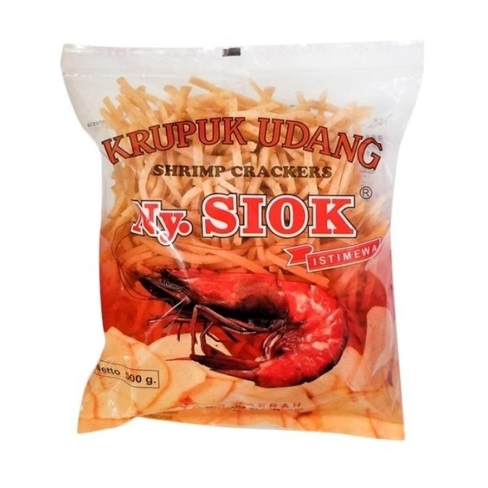 NY SIOK Kerupuk Udang Oval / Stik 500gr 3