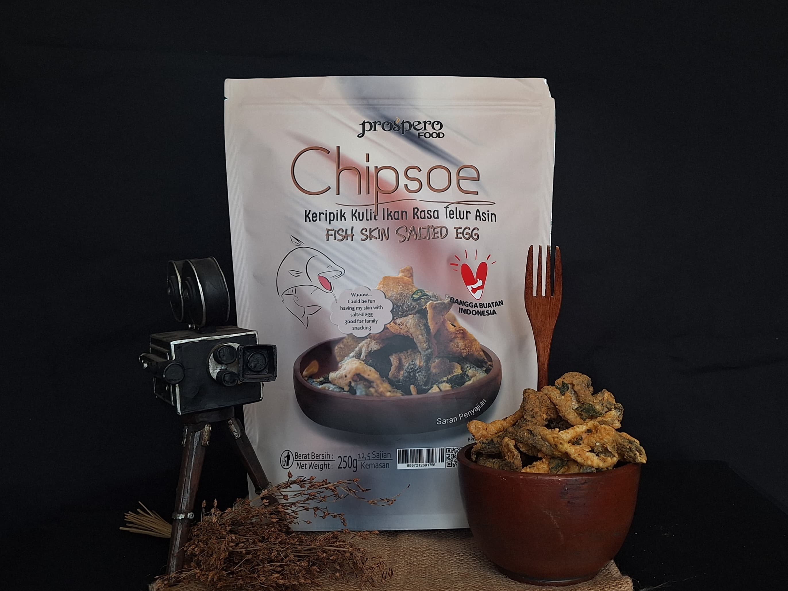 CHIPSOE Salted Egg Fish Skin