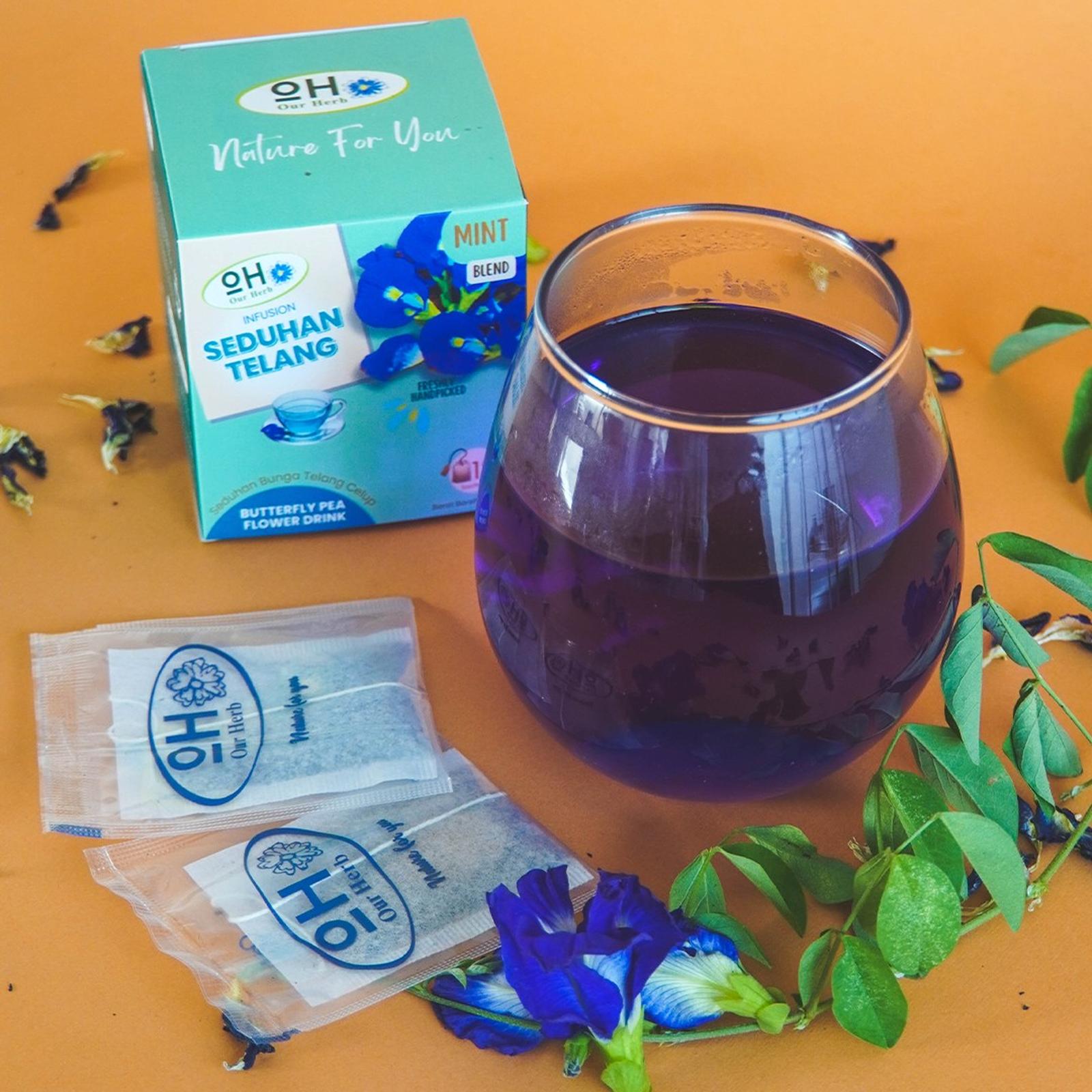 OUR HERB Teh telang / seduhan teh telang 18gr ( 12x1.5gr ) 5
