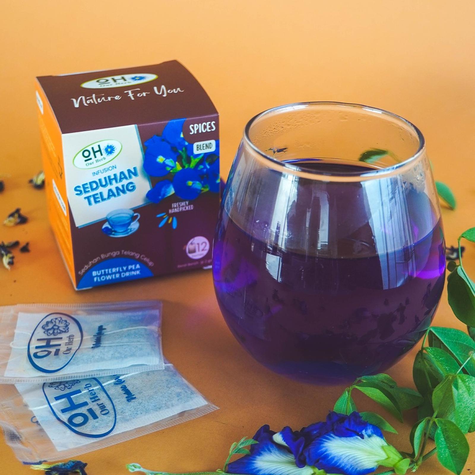 OUR HERB Teh telang / seduhan teh telang 18gr ( 12x1.5gr ) 6