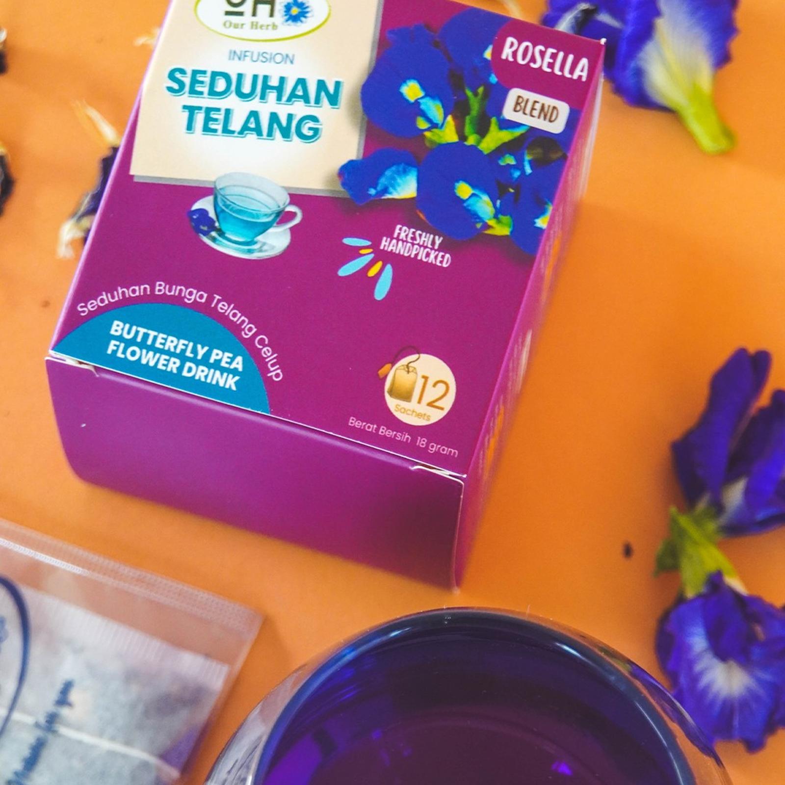 OUR HERB Teh telang / seduhan teh telang 18gr ( 12x1.5gr ) 7
