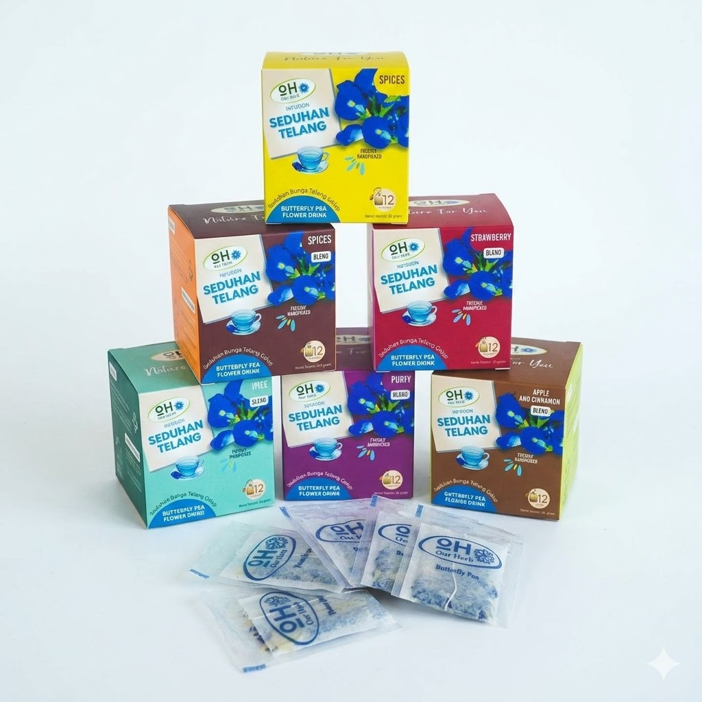 OUR HERB Teh telang / seduhan teh telang 18gr ( 12x1.5gr )