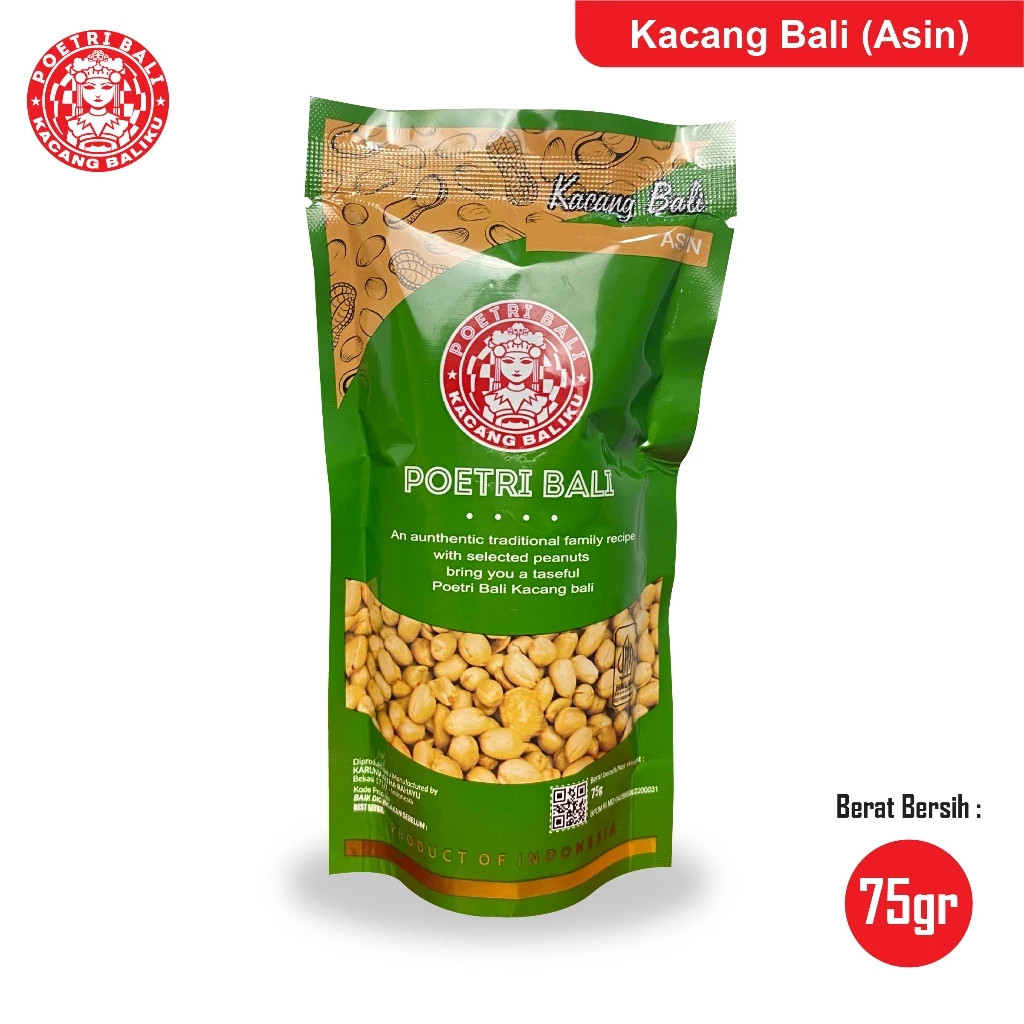 Poetri Bali - Kacang bawang 75g All variant 4