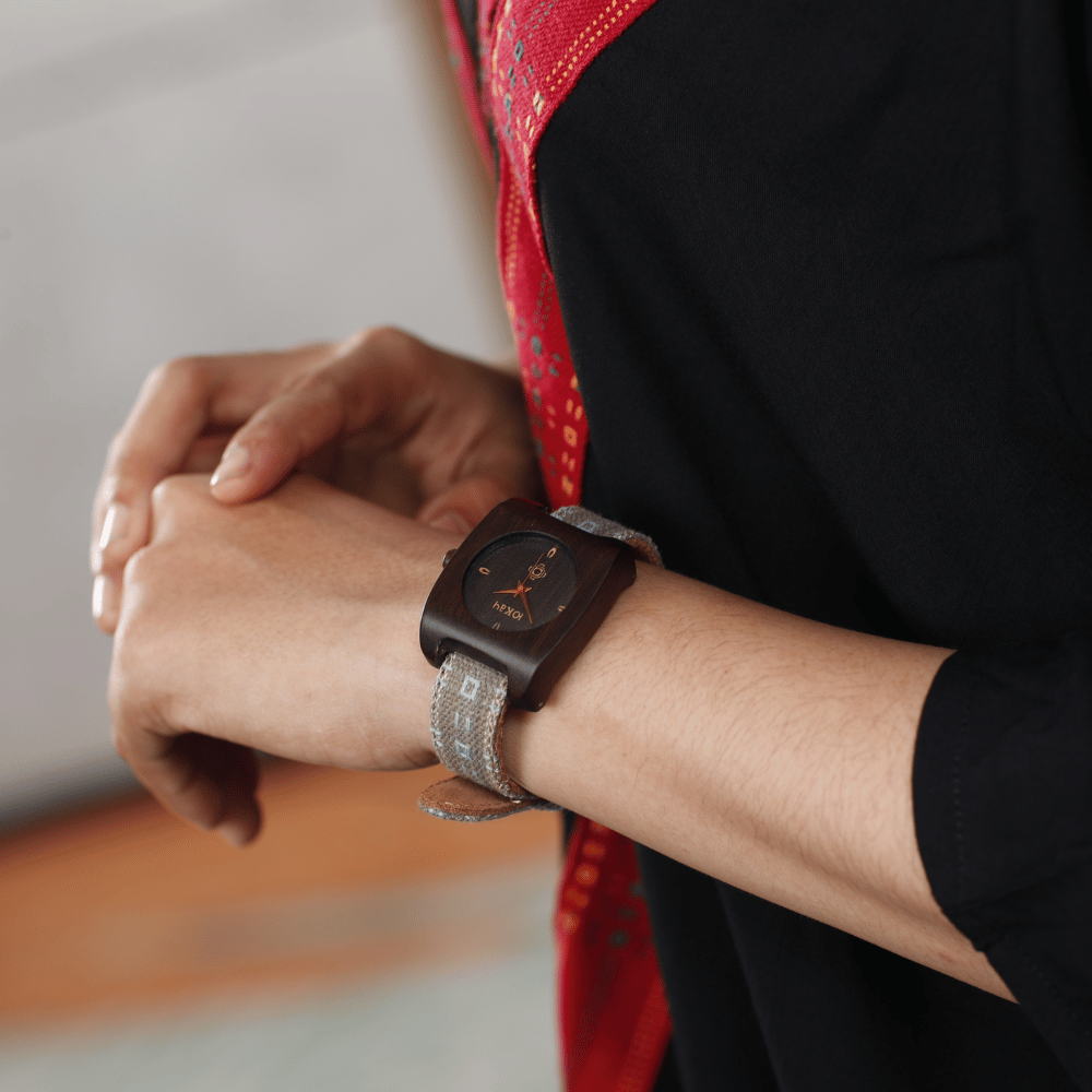 Jam tangan kayu Kanu Ethnic Baduy