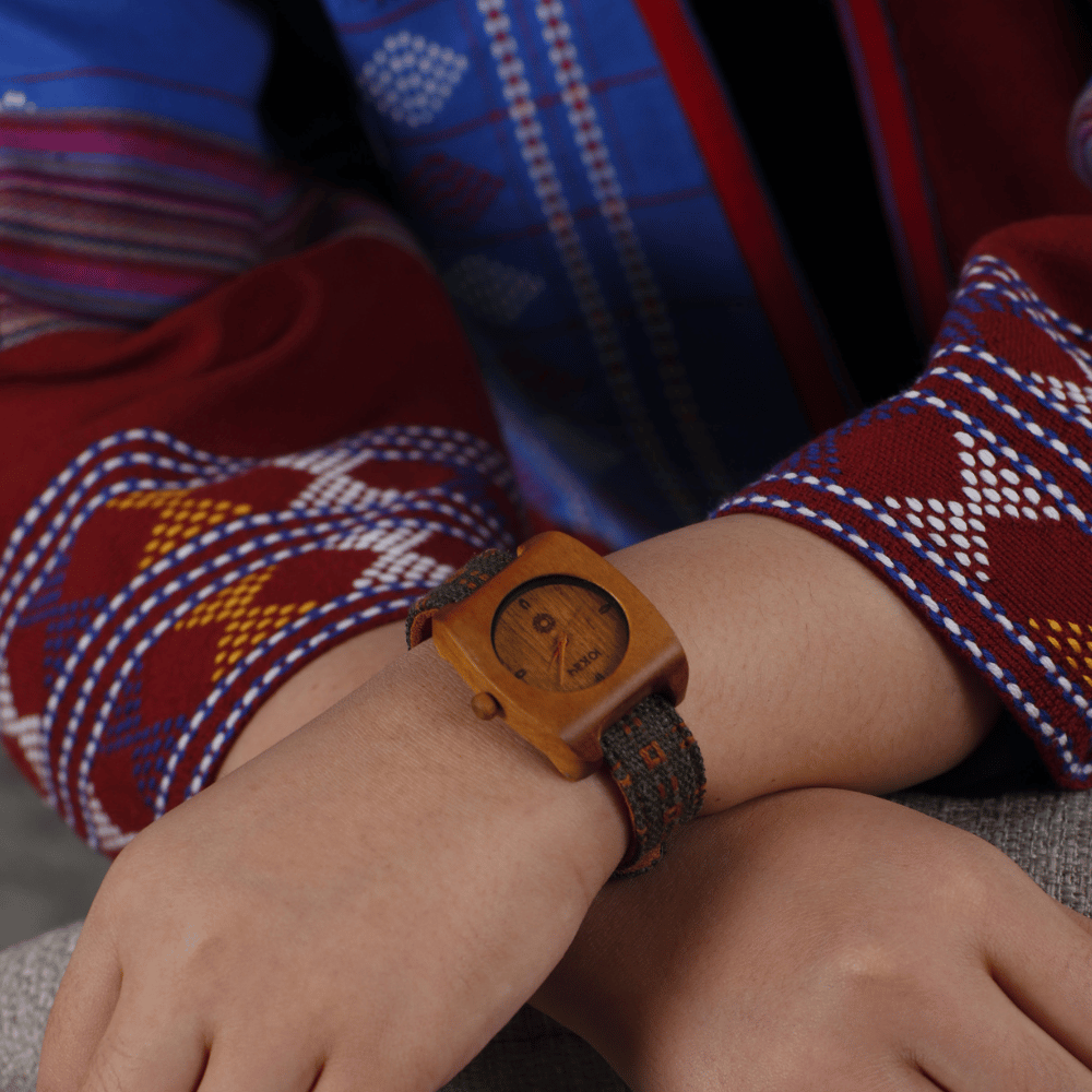 Jam tangan kayu Kanu Ethnic Baduy  2