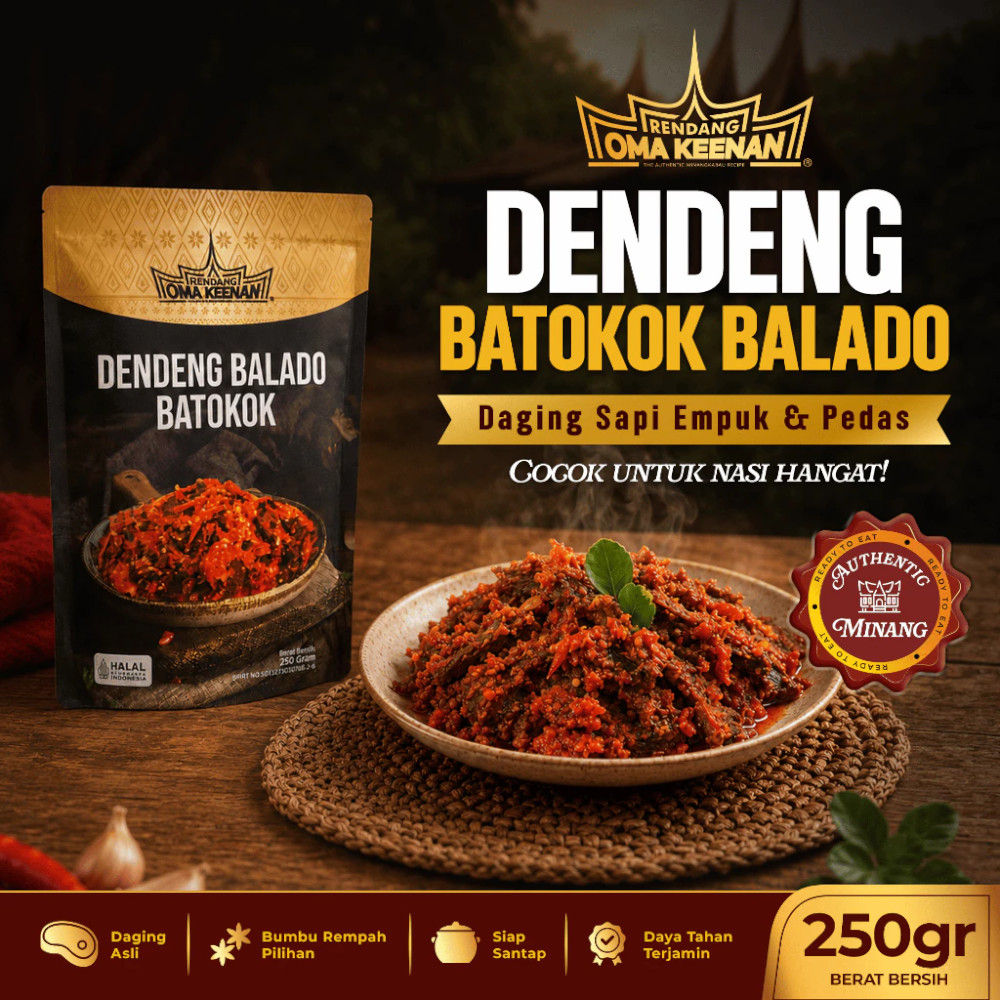 Dendeng Balado Batokok Oma keenan250g