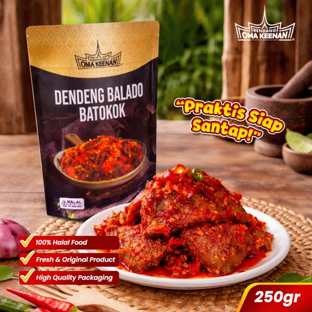 Dendeng Balado Batokok Oma keenan250g 2