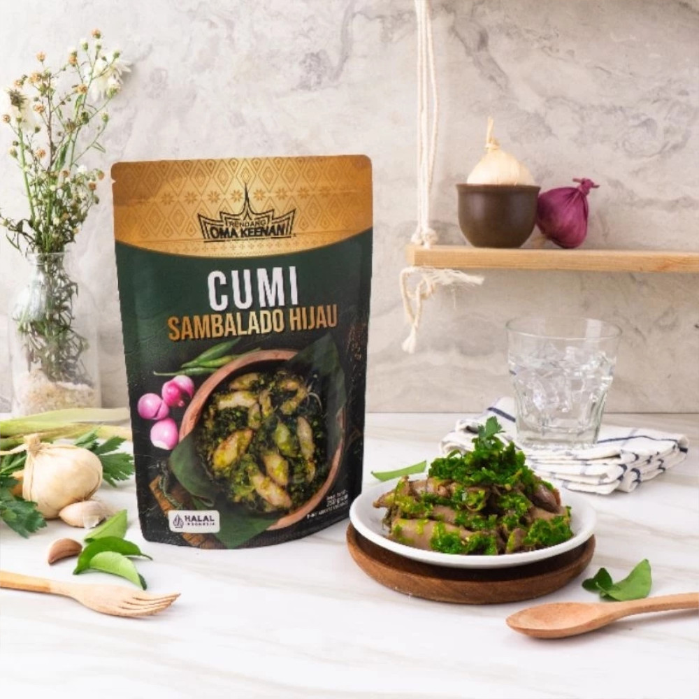 Cumi Sambalado Hijau Oma keenan250 gr 4