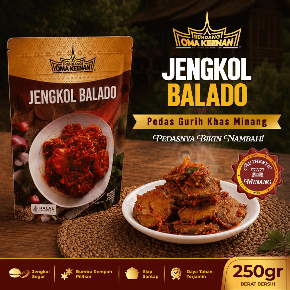 Jengkol balado Oma keenan 250gr