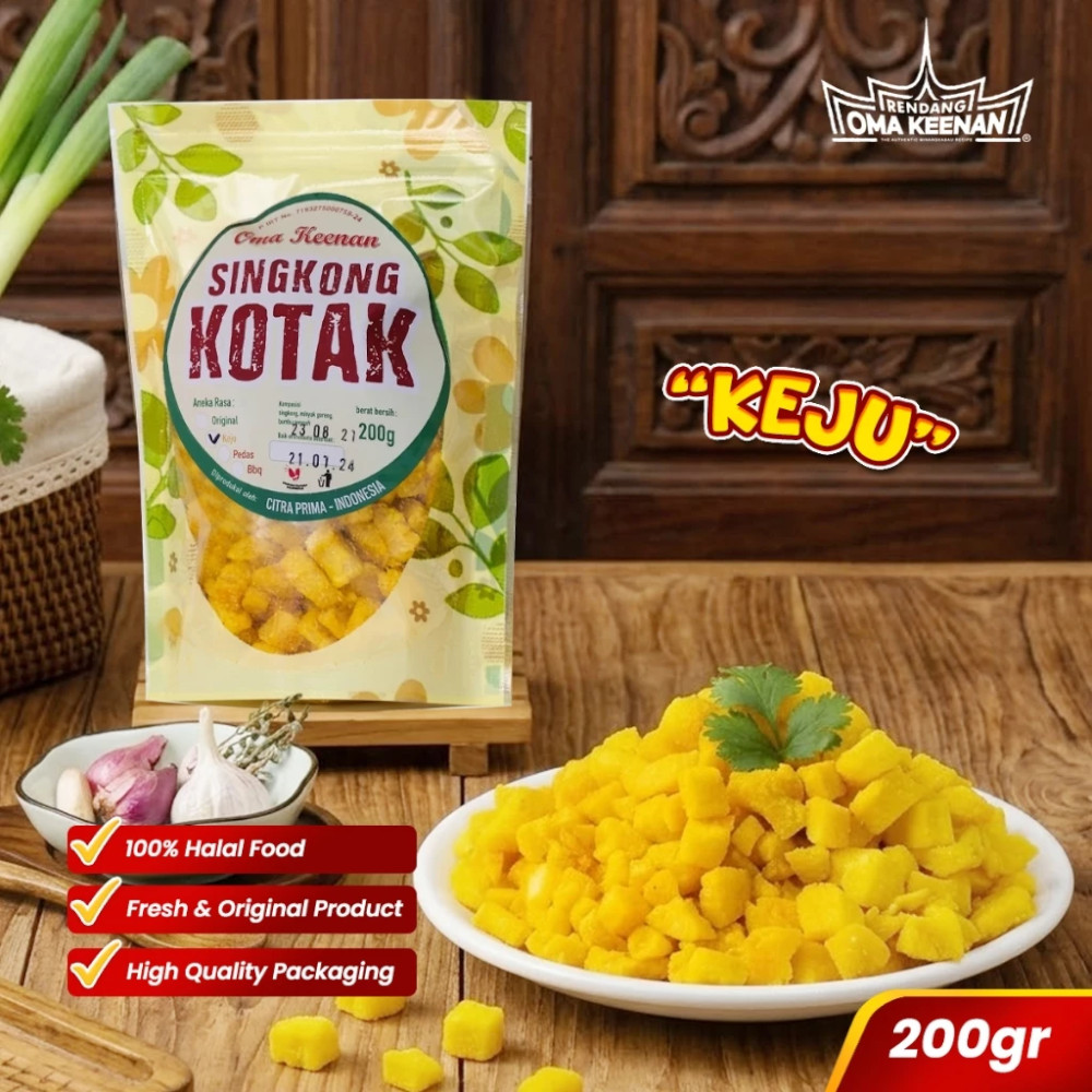 Camilan keripik singkong kotak 200gr 3