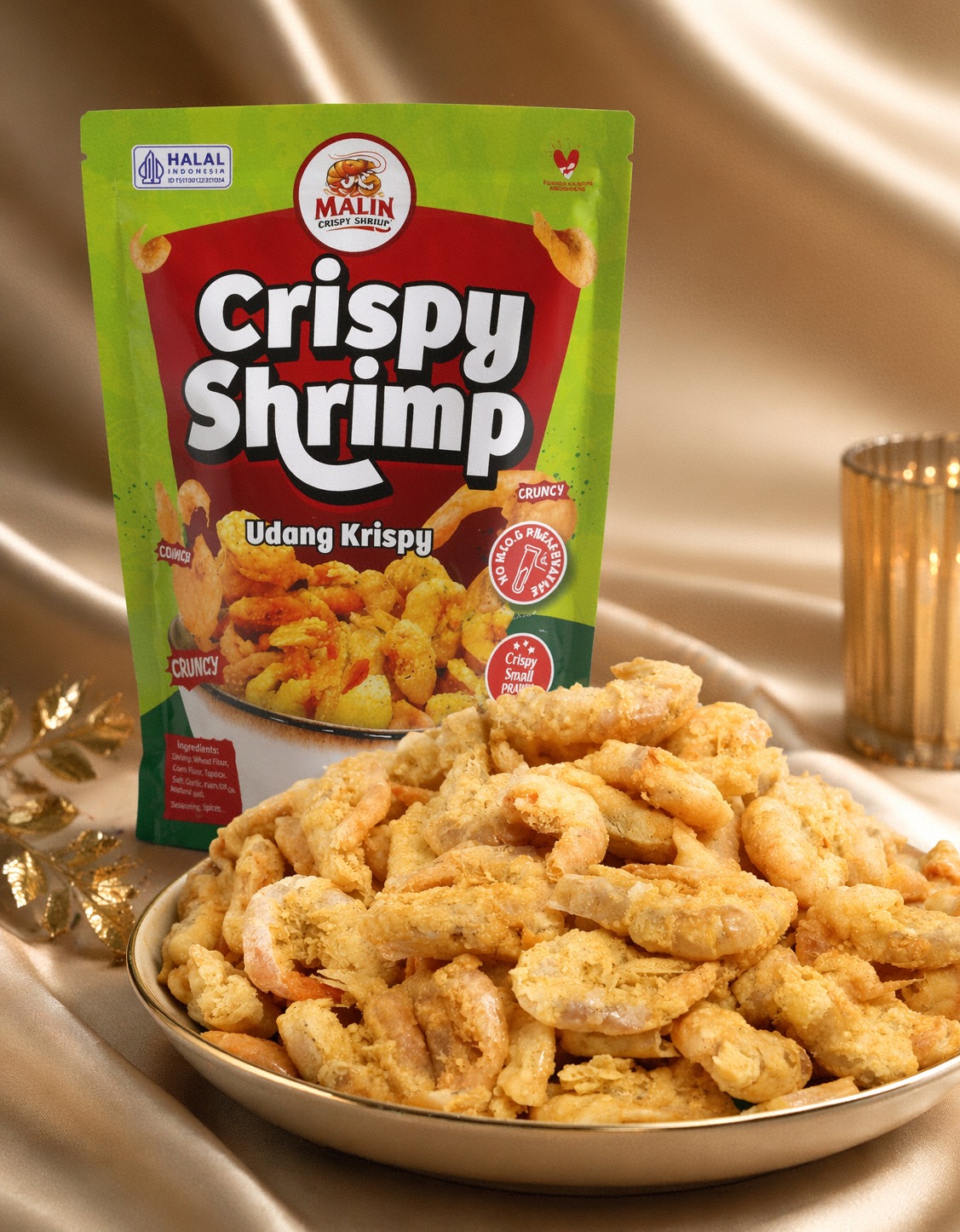 Malik crispy shrimp 110gr